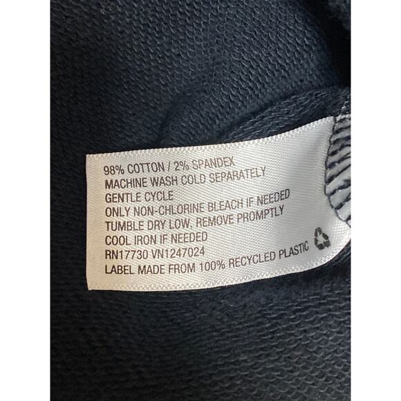 Joy Lab Women's Black Long Sleeve Boxy Crew Neck Yoga Sweatshirt Top Size XL - Picture 4 of 4